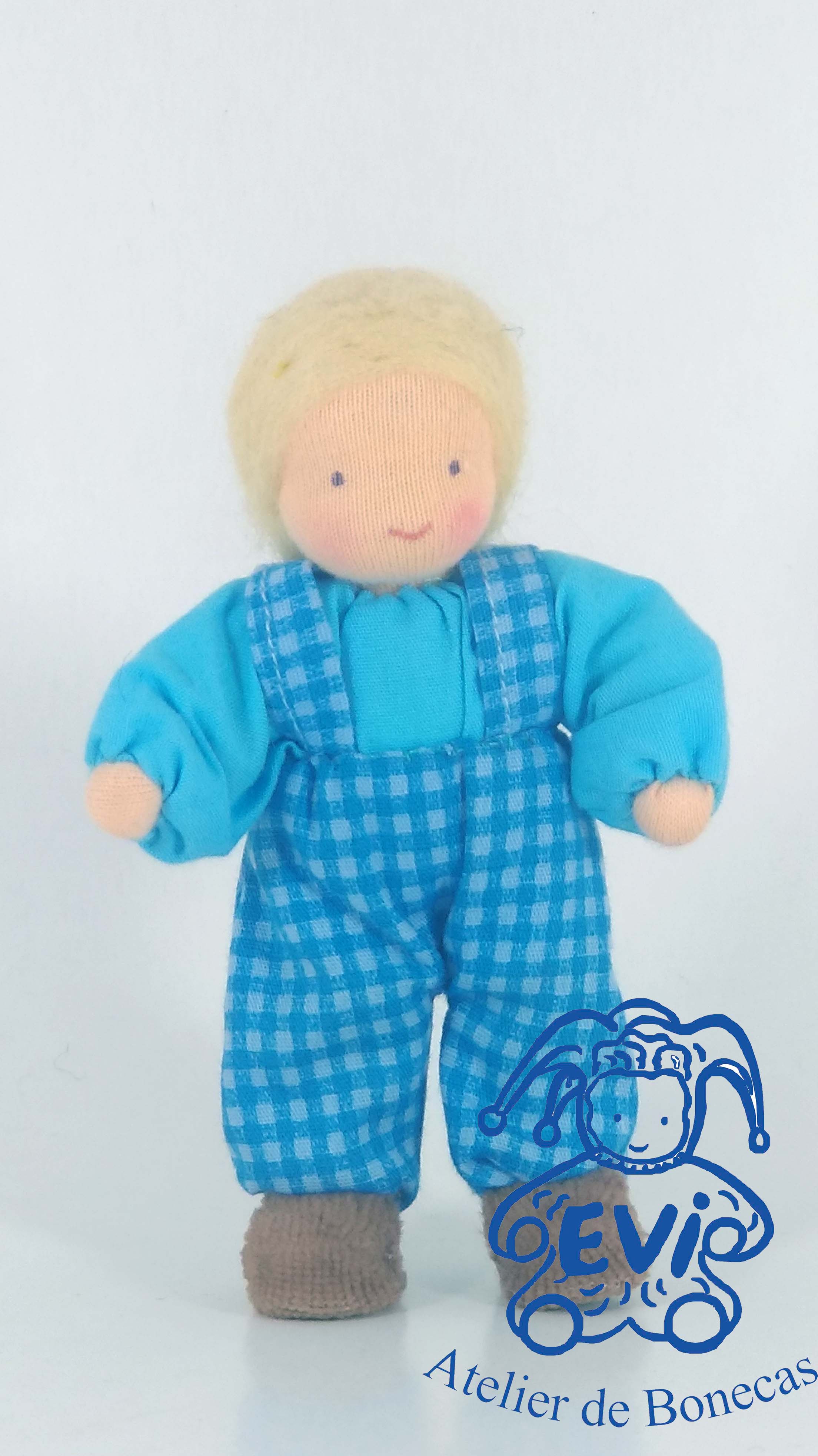 0516 LO - Menino Flexível Caucasiano cabelo loiro