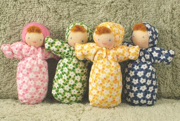 0240E - Cj. de 4 Nenezinhos com franja