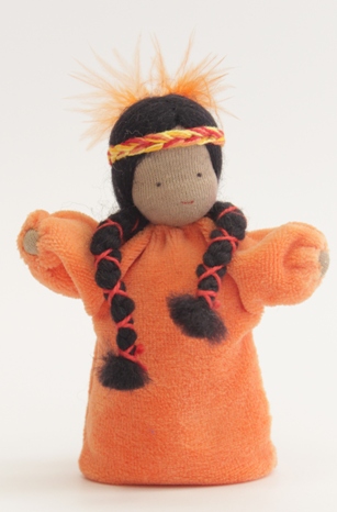 0291I - Índia na Areia, contem areia e alfazema em seu interior