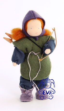 0656 G - Cavaleiro Verde , arqueiro 