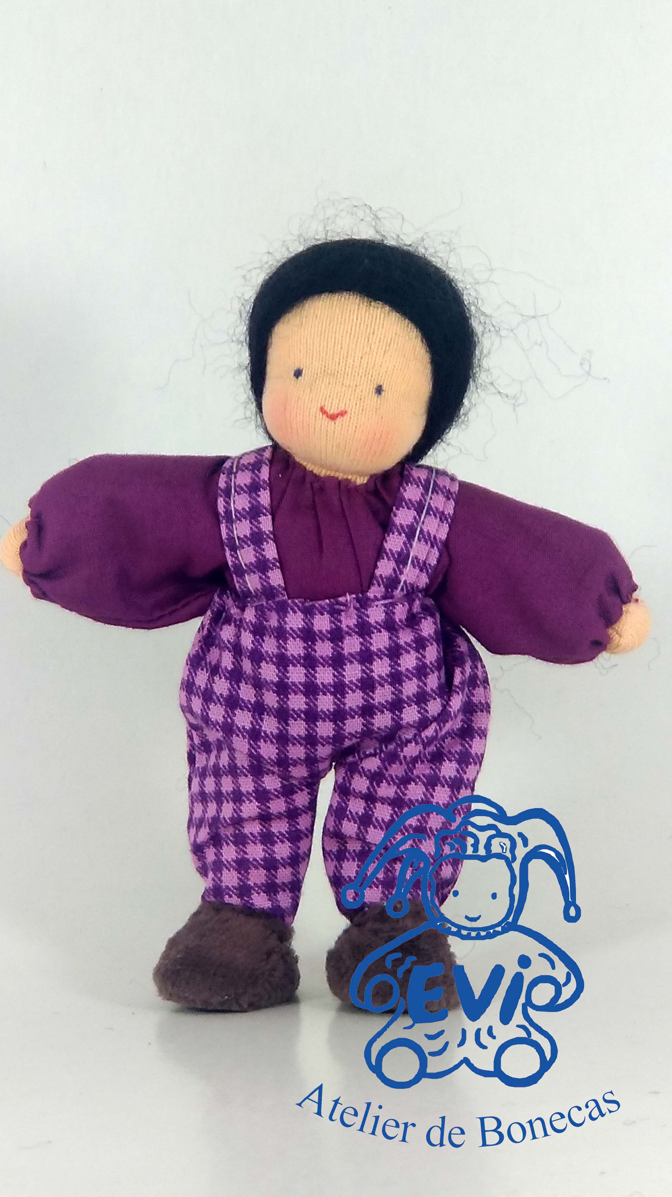 0516 PR - Menino Flexível Caucasiano cabelo preto